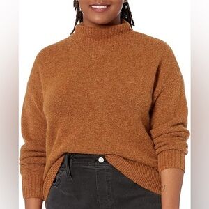 Madewell balloon sleeve mock turtleneck Sweater